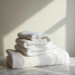 White color luxury towels