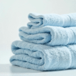 Blue Color Economy bath towels