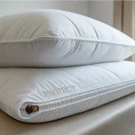 Pillow Protector with Rust-Proof Zipper-001
