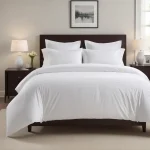 T250 Sateen Stripe Duvet Cover-002