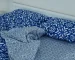 close-up of a bed with sheet and pillows
